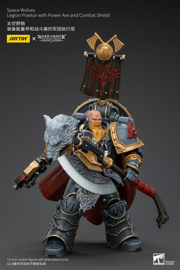 Legion Praetor with Power Axe and Combat Shield Space Wolves Joy Toy
