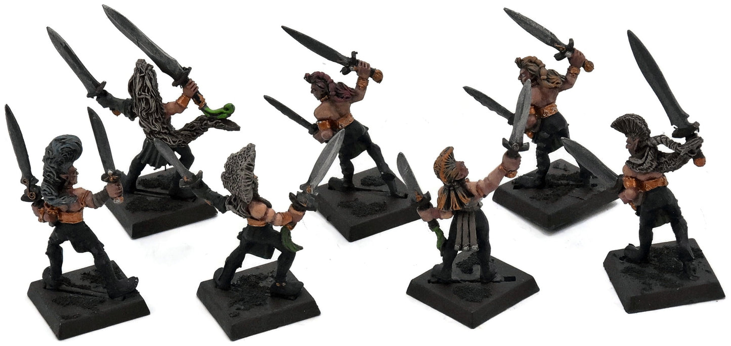 WOOD ELVES 7 Wardancers #1 METAL Warhammer Fantasy