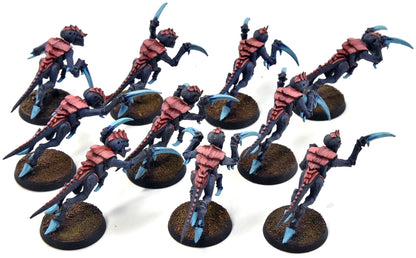 TYRANIDS 10 Hormagants #3 WELL PAINTED Warhammer 40K Brood