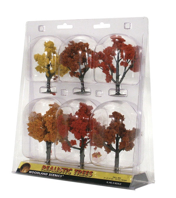 Woodland Scenics Ready - Fall Mix ( 3" - 5") (6/Pk) TR1541