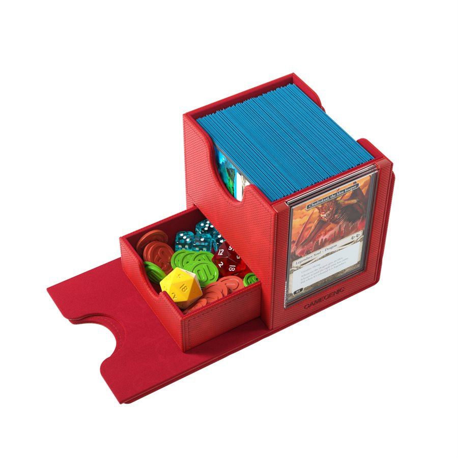 Gamegenic Deck Box: Sidekick Pro XL: Red (100 ct)
