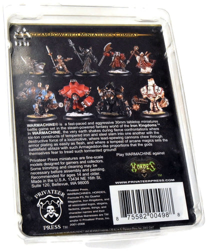 WARMACHINE Protectorate Of Menoth Idrian Skirmisher Chieftain & Guide #1 METAL