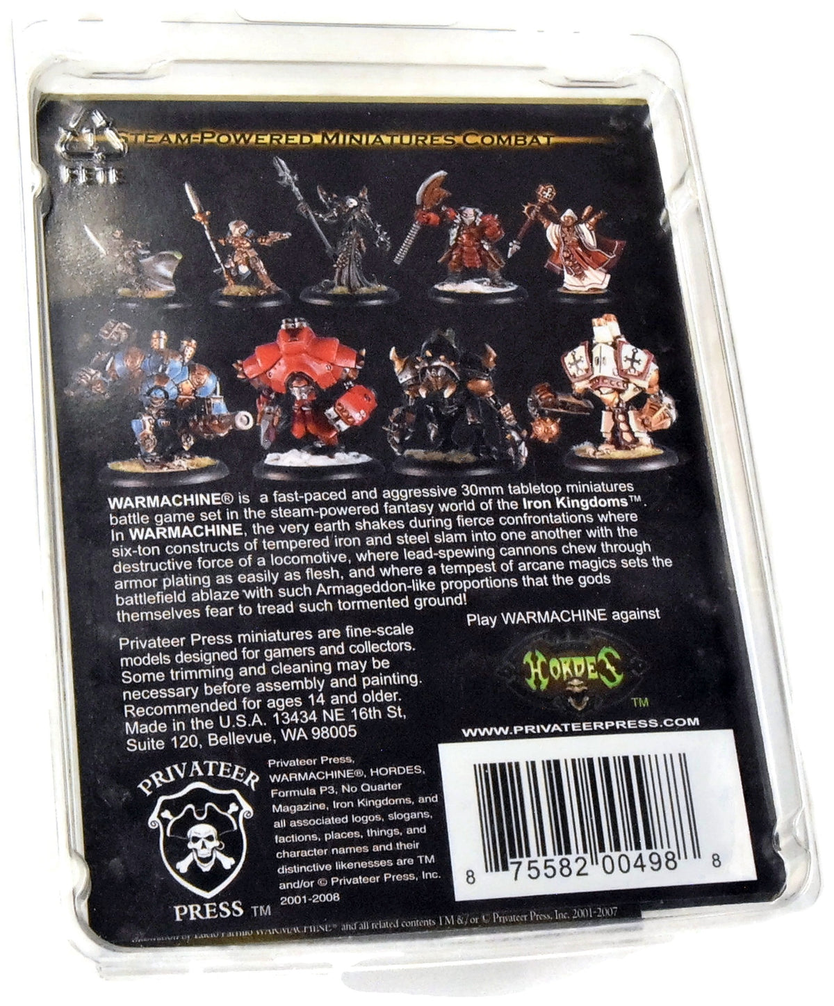 WARMACHINE Protectorate Of Menoth Idrian Skirmisher Chieftain & Guide #1 METAL