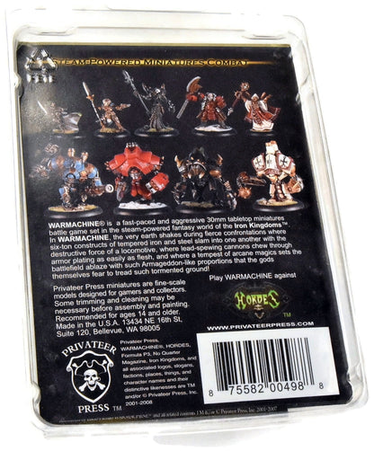 WARMACHINE Protectorate Of Menoth Idrian Skirmisher Chieftain & Guide #1 METAL