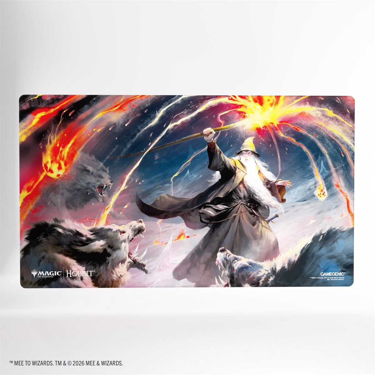 Playmat: Magic: The Gathering - The Hobbit Shiny Playmat - Gandalf, Shadow's Foe