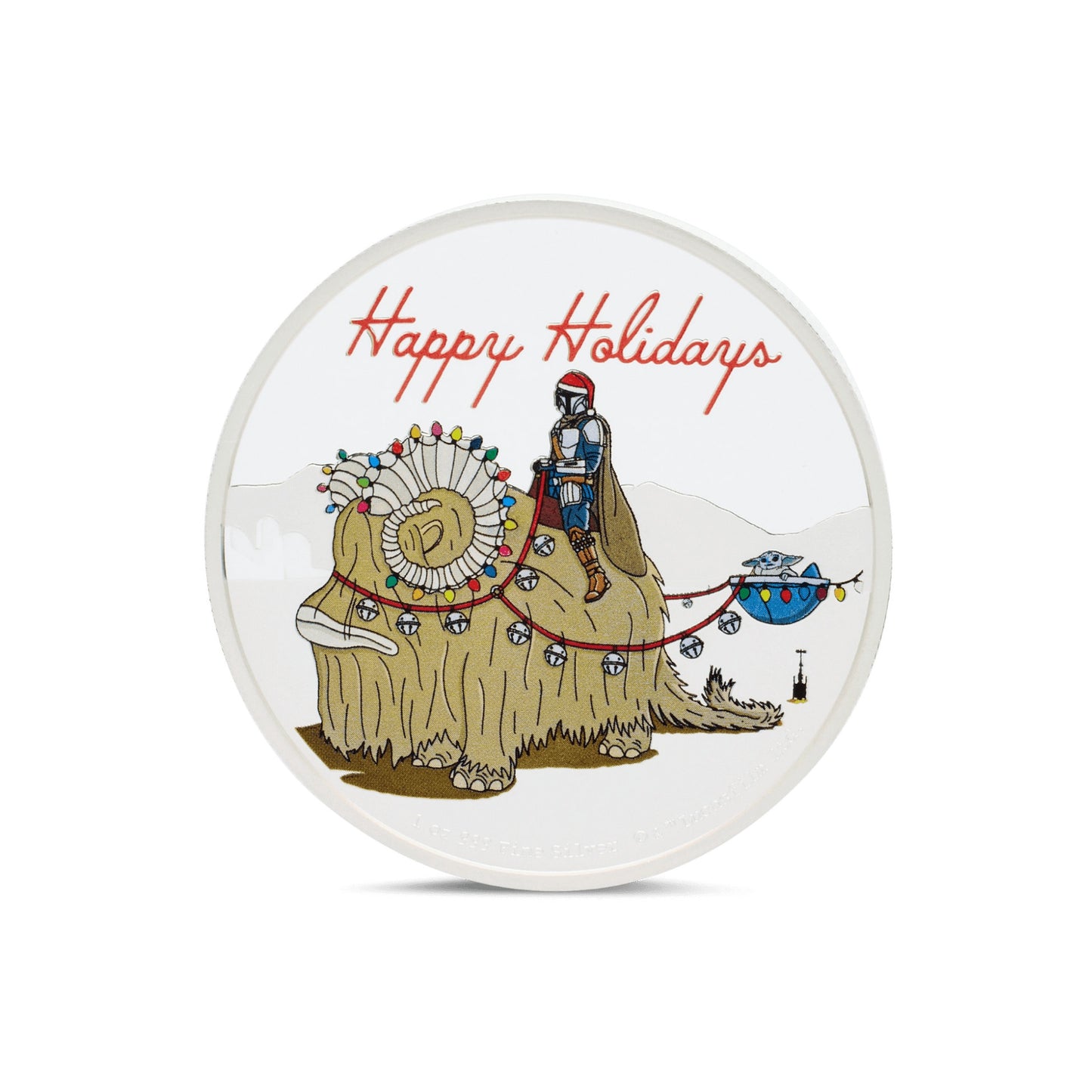 AGORO Star Wars Seasons Greetings 1oz Silver 2024