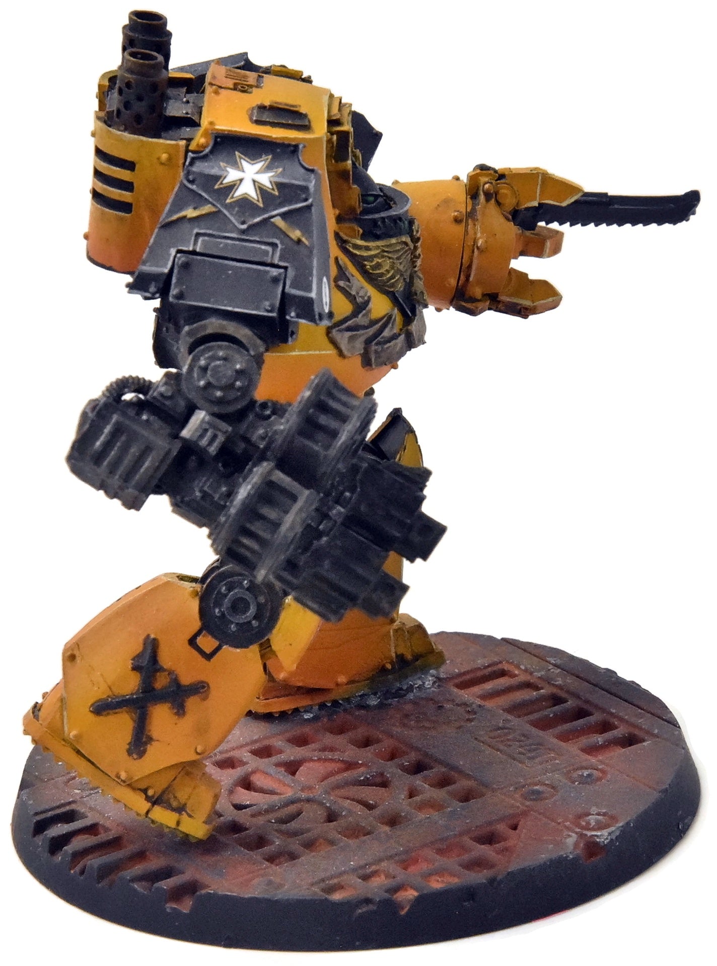 IMPERIAL FISTS Contemptor Dreadnought #2 PRO PAINTED Warhammer 40K