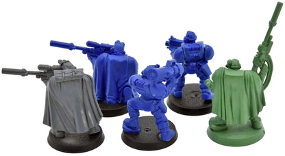 SPACE MARINES 5 Scouts with Sniper Rifles #1 Warhammer 40K 1080