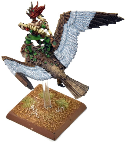 WOOD ELVES Warhawk Rider #2 PRO PAINTED METAL Fantasy