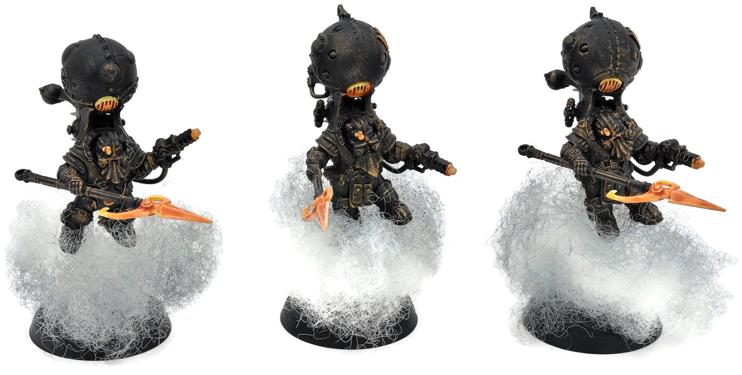 KHARADRON OVERLORDS 3 Skywardens #1 WELL PAINTED Warhammer Sigmar