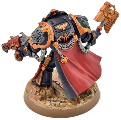 SPACE MARINES Terminator Chaplain Tarentus#1 Black Templars PRO PAINTED