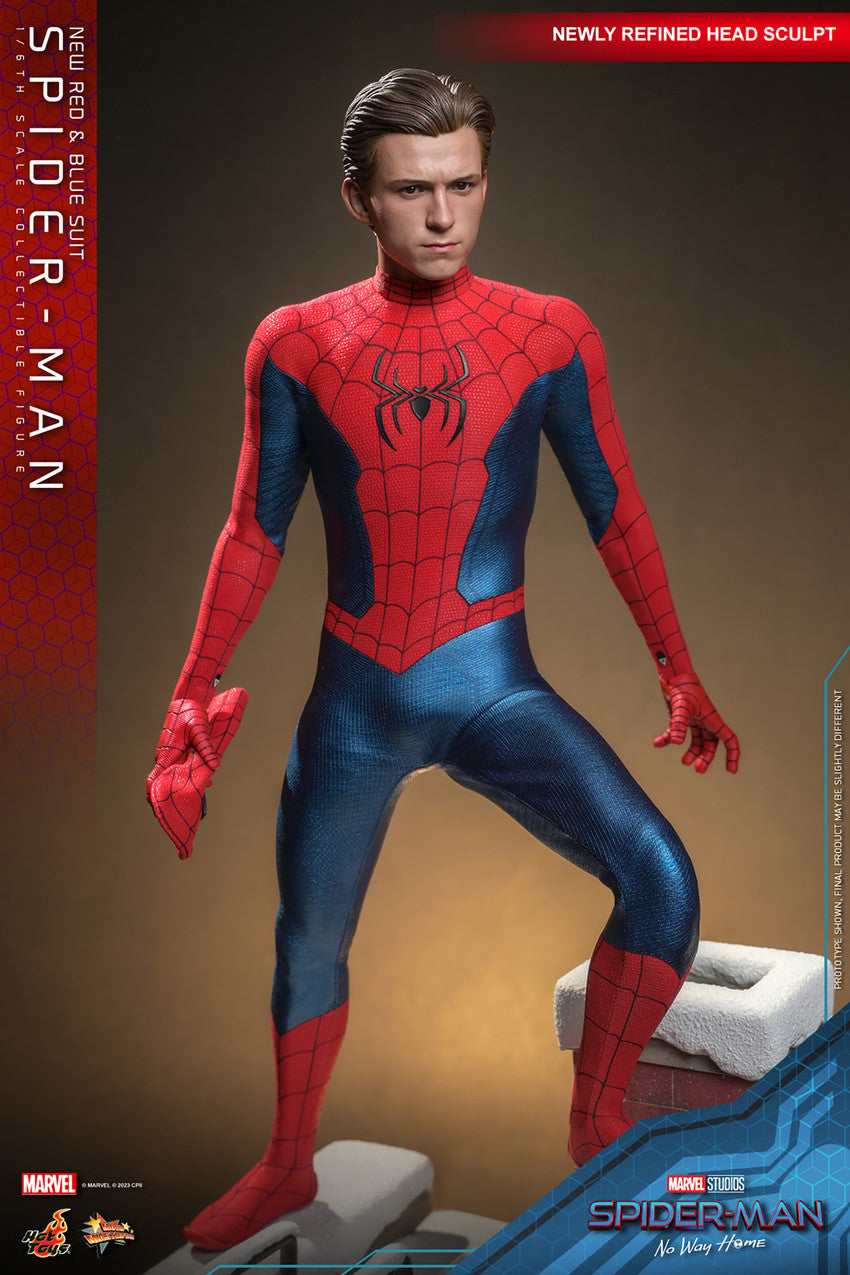 アメコミ Hot Toys Spider-Man New Red&Blue Suit DX Spider-Man (new Red and Blue Suit) Sixth Scale Figure by Hot Toys
