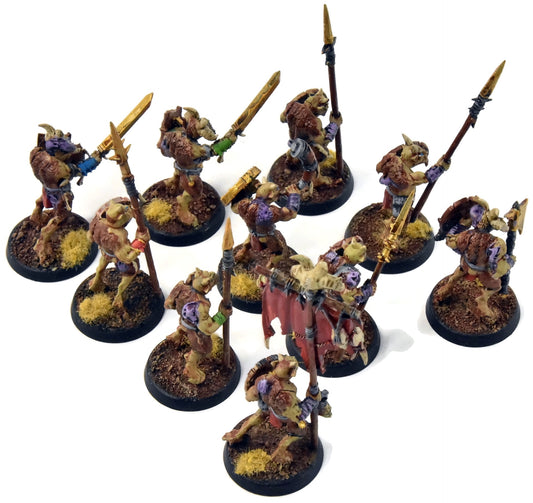 BEAST OF CHAOS 10 Ungors #1 WELL PAINTED Warhammer Sigmar