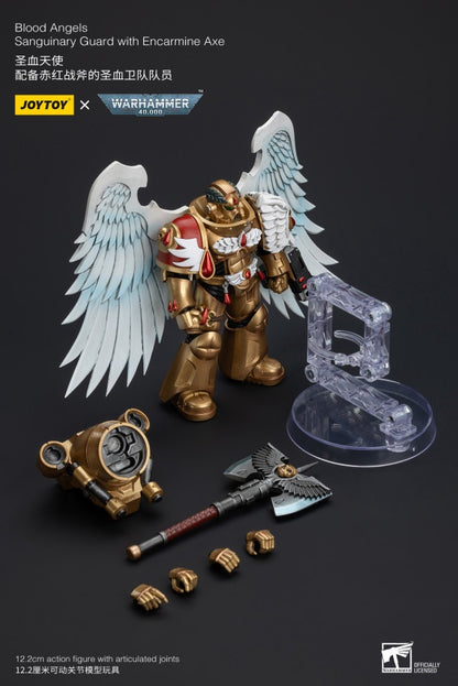 Sanguinary Guard with Encarmine Axe Blood Angels Joy Toy