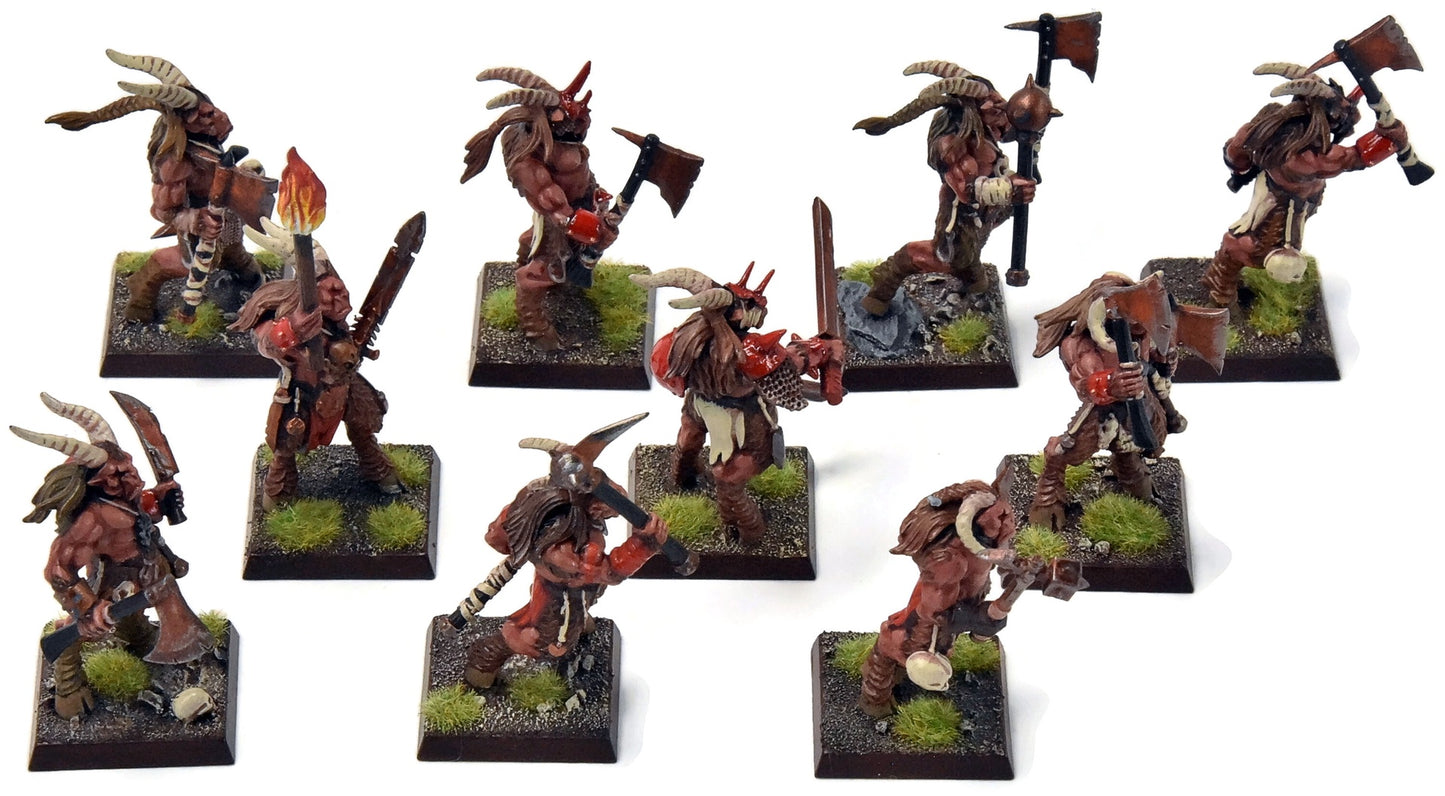 BEASTMEN 10 Gors #4 PRO-PAINTED Fantasy