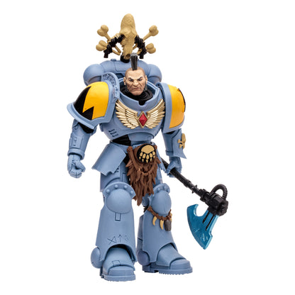 Warhammer 40k 7 Inches Fig Wv7-space Wolves Wolf Guard