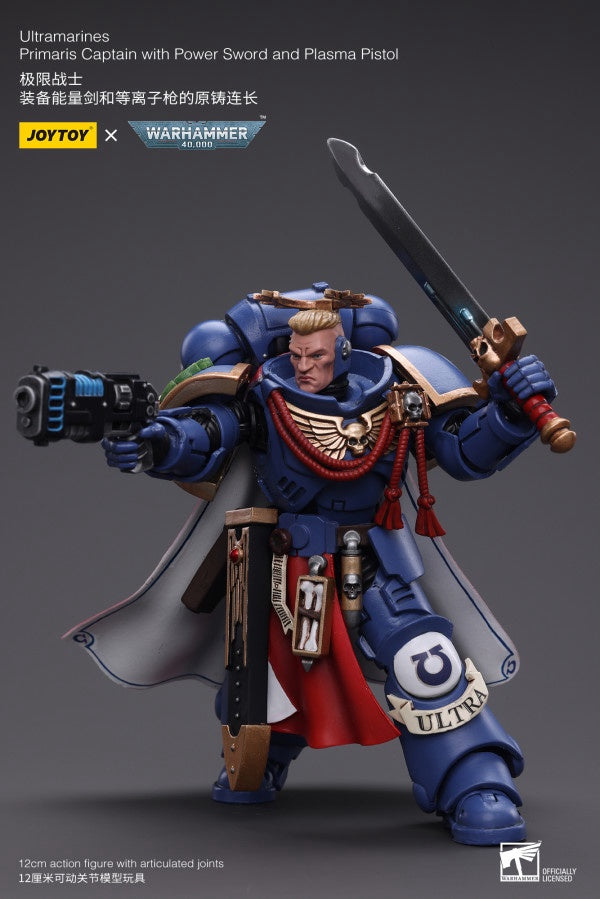 Primaris Captain with Power Sword and Plasma Pistol Ultramarines Joy Toy