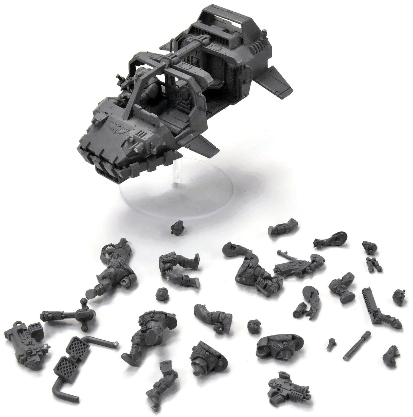SPACE MARINES Scout Speeder #1 missing bits and driver Warhammer 40K