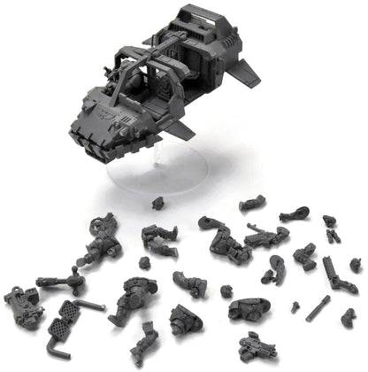 SPACE MARINES Scout Speeder #1 missing bits and driver Warhammer 40K