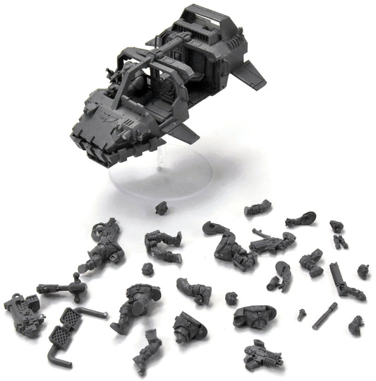 SPACE MARINES Scout Speeder #1 missing bits and driver Warhammer 40K