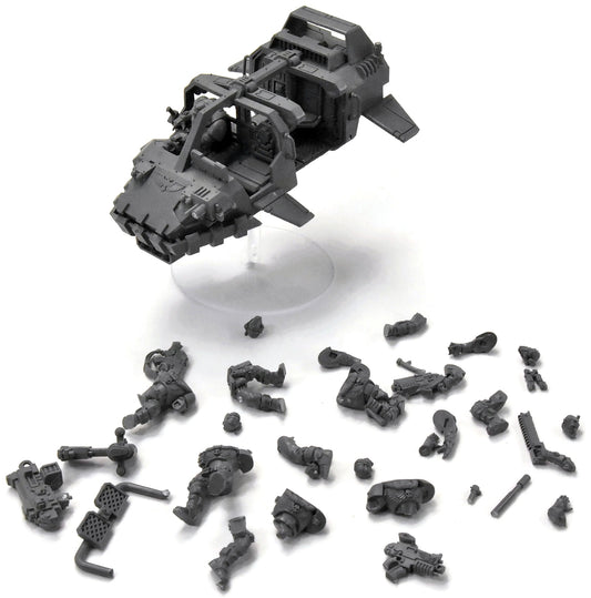 SPACE MARINES Scout Speeder #1 missing bits and driver Warhammer 40K