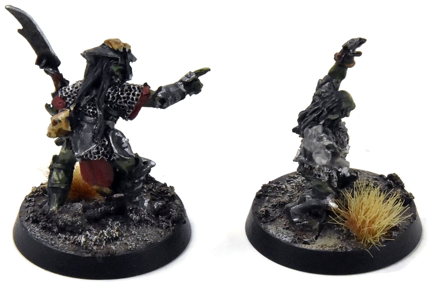 LORD OF THE RINGS Moria Captain And Shaman #1 WELL PAINTED finecast LOTR