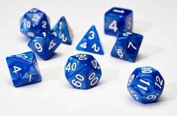 Sirius Dice Pearl Blue 7-die Set