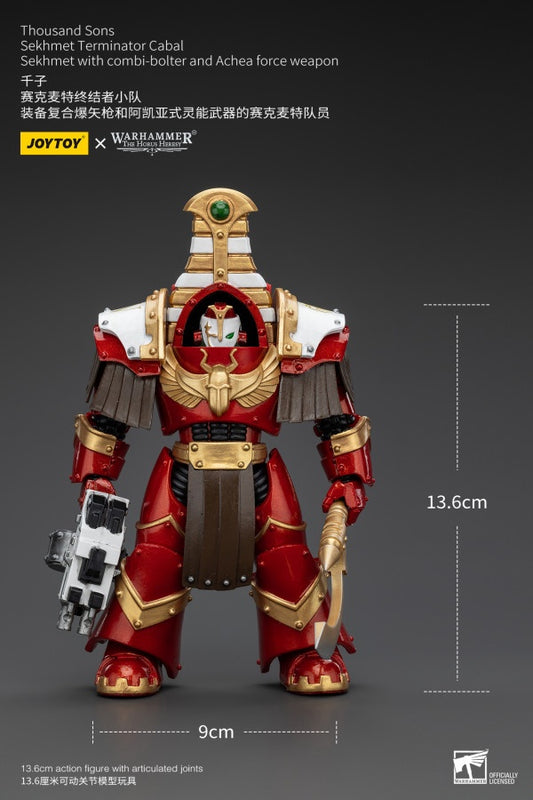 Sekhmet Terminator Cabal Sekhmet With Combi-Bolter And Achea Force Weapon
