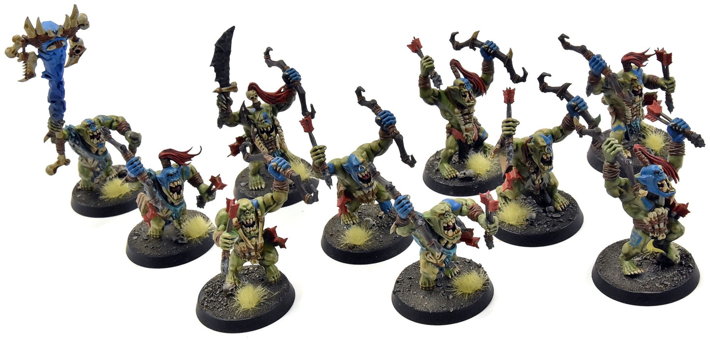 ORRUK WARCLANS 10 Savage Orruk Arrowboys #1 WELL PAINTED Sigmar