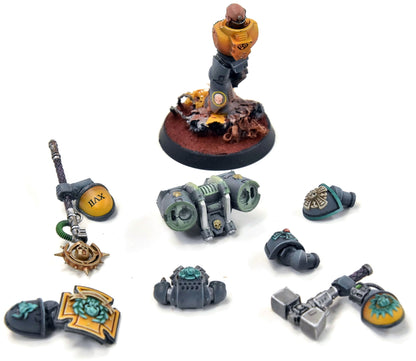SPACE MARINES Captain #2 WELL PAINTED Warhammer 40K
