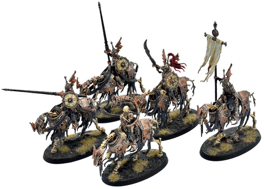 SOULBLIGHT GRAVELORDS 5 Barrow Knights #1 COMMISSION PRO PAINTED Sigmar 1248