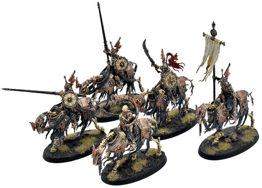 SOULBLIGHT GRAVELORDS 5 Barrow Knights #1 COMMISSION PRO PAINTED Sigmar 1248