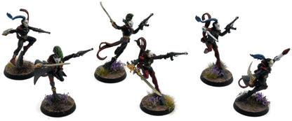 HARLEQUINS 6 Harlequin Troupes #1 WELL PAINTED Warhammer 40K