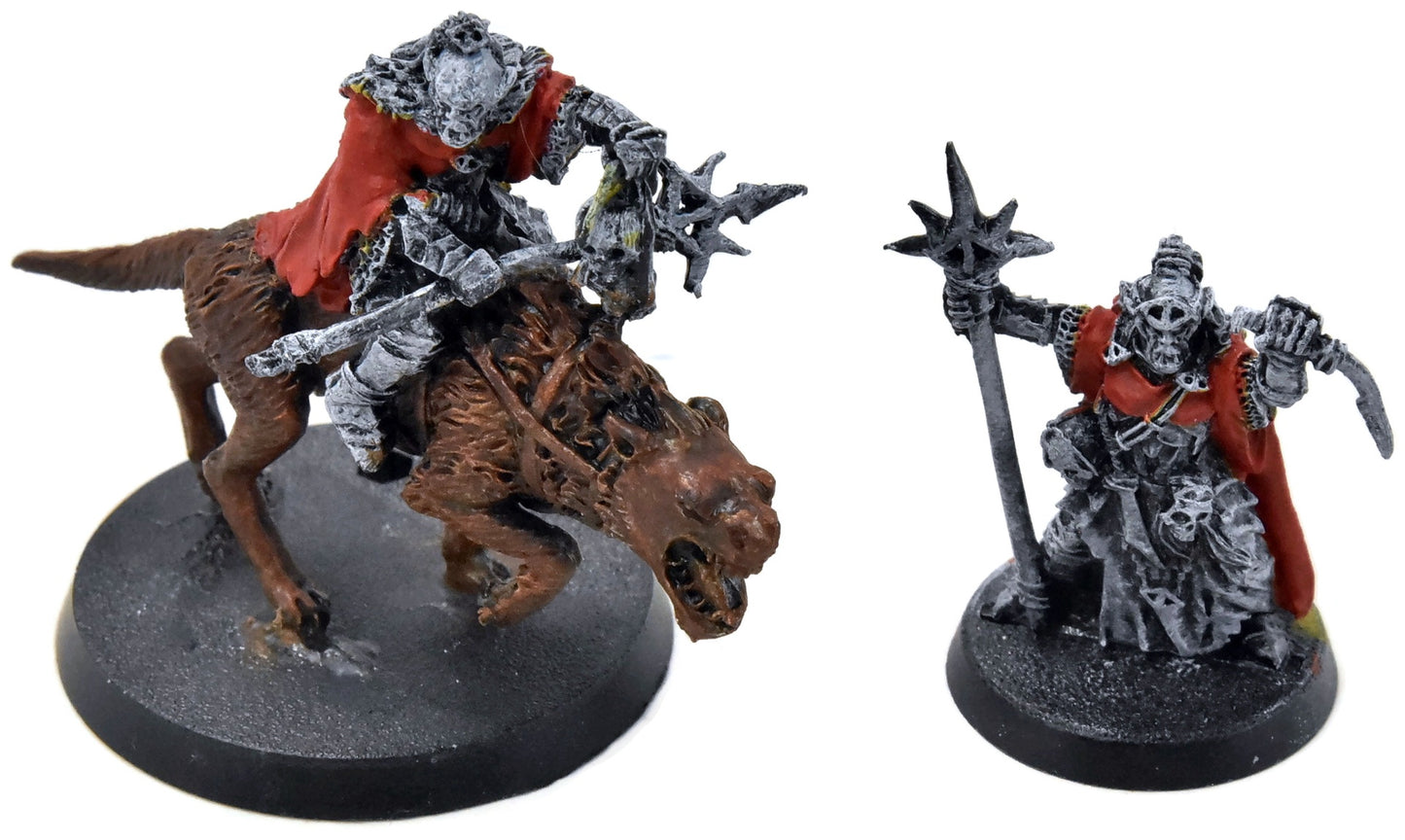 MIDDLE-EARTH Orc Shaman on Foot & Mounted METAL #1 LOTR