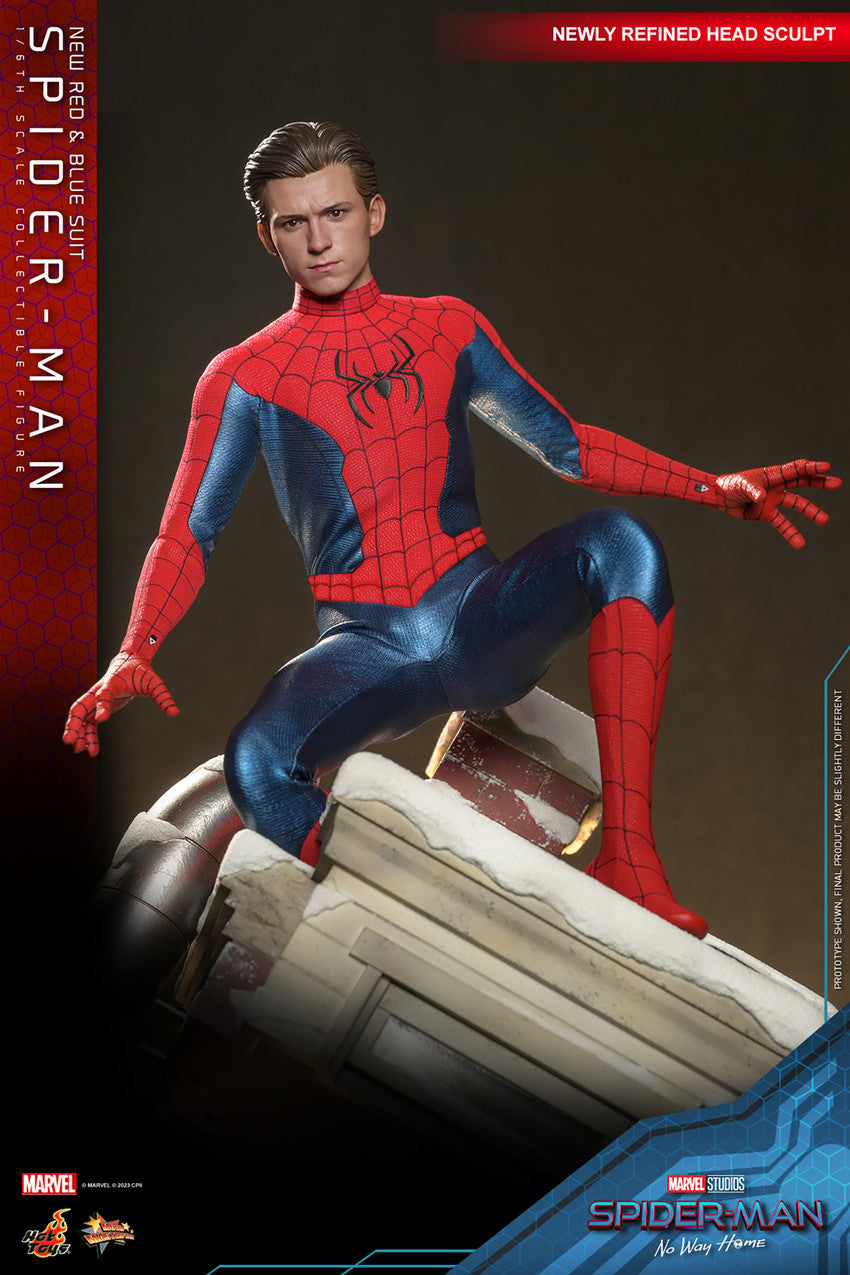 ホットトイズ スパイダーマン NEW RED & BLUE SUIT 1/6 Spider-Man (new Red and Blue Suit) Sixth Scale Figure by Hot Toys