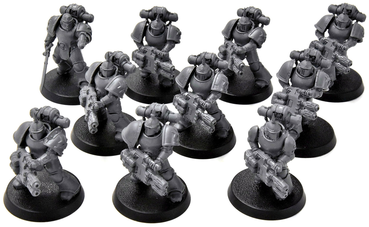 SPACE MARINES 10 Devastators Converted #1 BLACK TEMPLARS Warhammer 40K