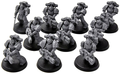 SPACE MARINES 10 Devastators Converted #1 BLACK TEMPLARS Warhammer 40K