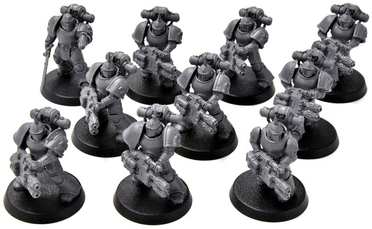 SPACE MARINES 10 Devastators Converted #1 BLACK TEMPLARS Warhammer 40K