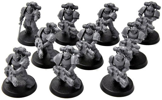 SPACE MARINES 10 Devastators Converted #1 BLACK TEMPLARS Warhammer 40K