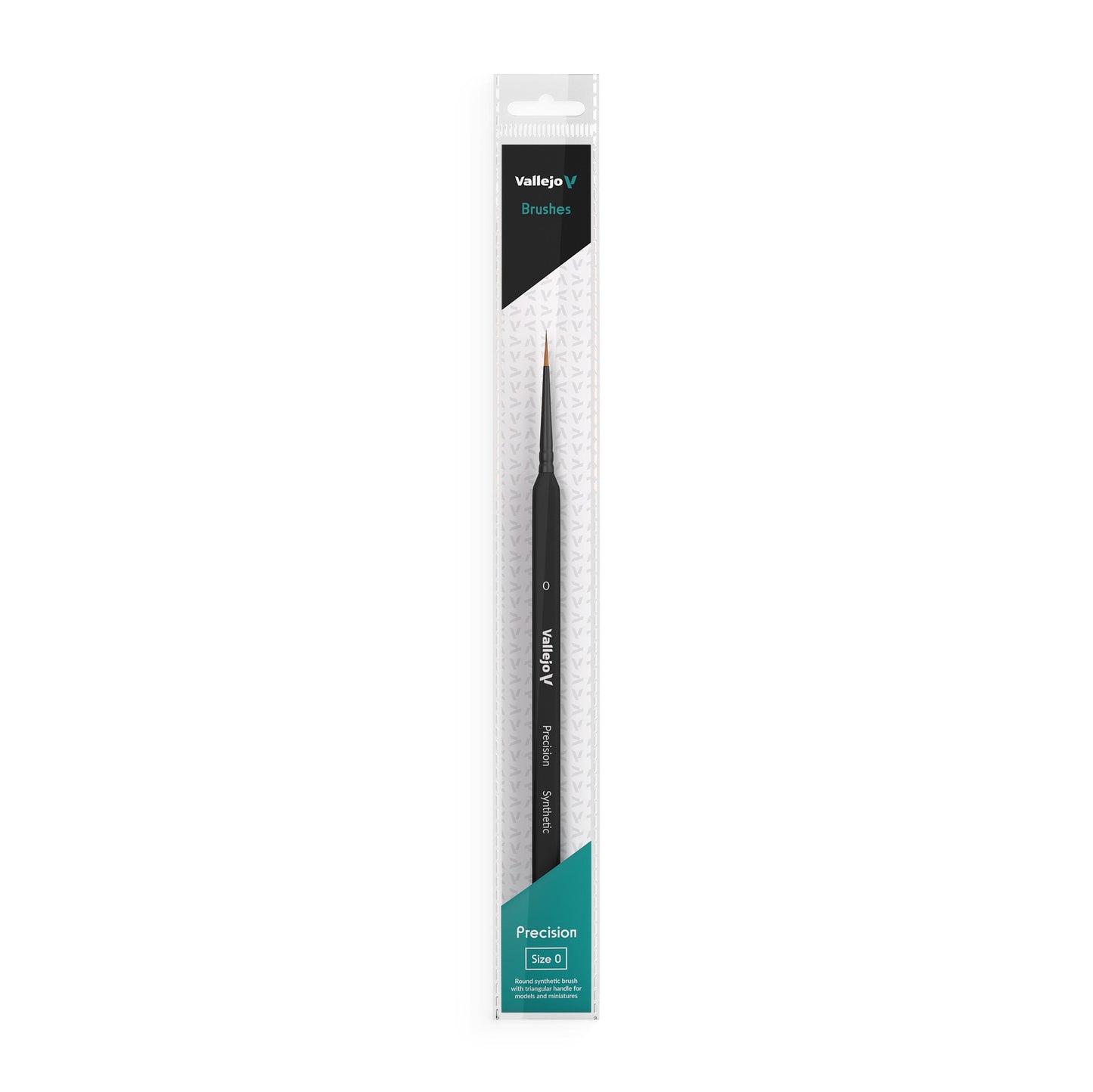Vallejo - Round Synthetic Brush/triangle No. 0 (VAL-B03000)