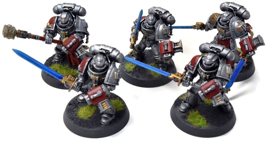 GREY KNIGHTS 5 Strike Squad #2 WELL PAINTED Warhammer 40K