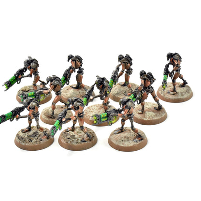 NECRONS 10 Warriors #5 WELL PAINTED Warhammer 40K