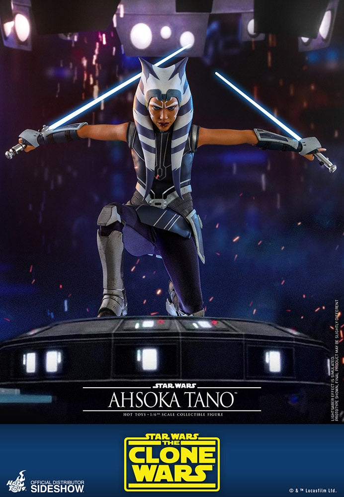 Figurine Ahsoka Tano à l'échelle 1/6 par Hot Toys, The Clone Wars
