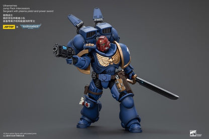 Jump Pack Intercessors Sergeant With Plasma Pistol And Power Sword Ultramarines