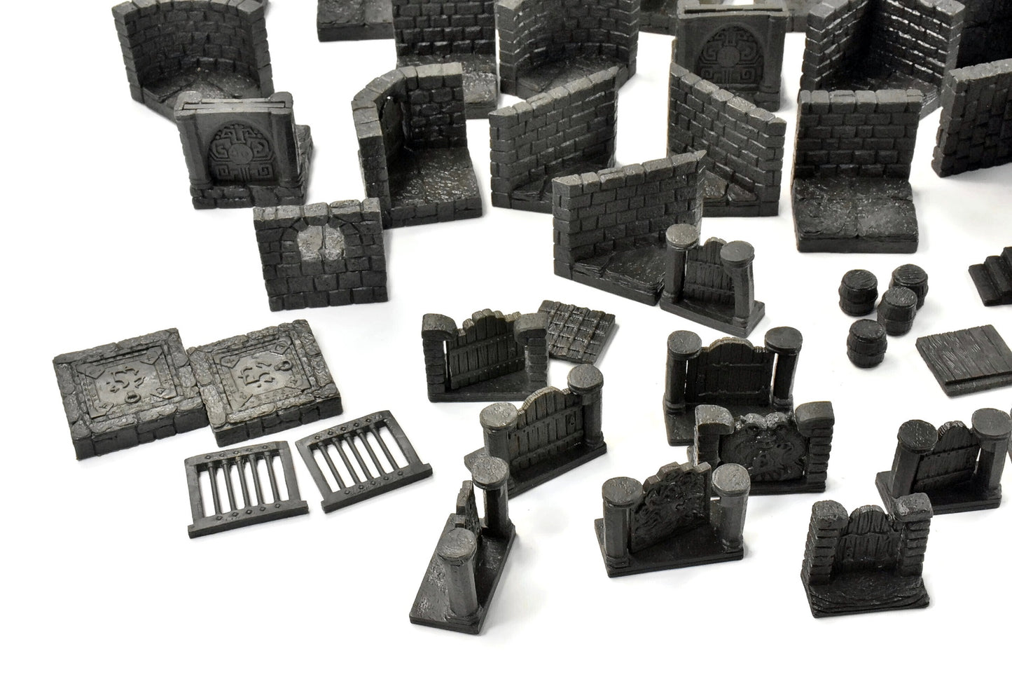 DWARFEN FORGE Castle Scenery Lot Black
