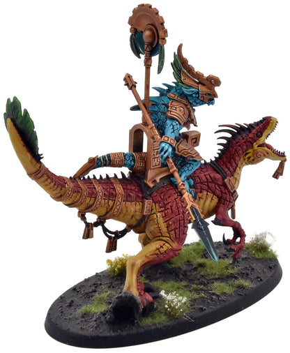 SERAPHON Saurus Scar Veteran On Aggradon #1 COMMISSION PRO PAINTED Sigmar