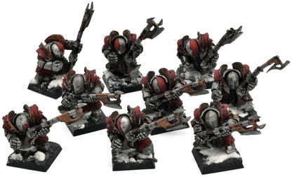 CHAOS DWARFS 9 Infernal Fireglaives Guard #1 FORGE WORLD WELL PAINTED Fantasy