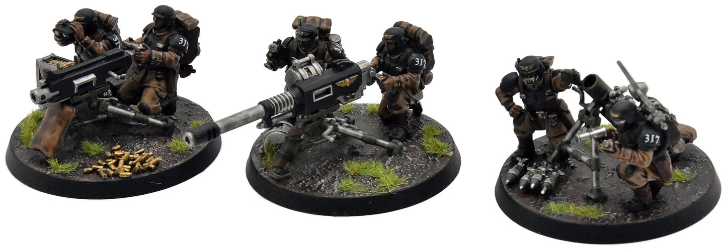 ASTRA MILITARUM 3 Heavy weapon Squad #1 PRO PAINTED Warhammer 40K