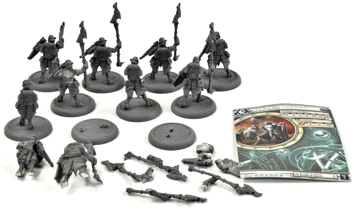 WARMACHINE 10 Houseguard Halberdiers #1 METAL Retribution