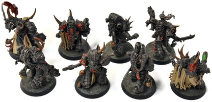 DEATH GUARD 8 Plague Marines #2 Warhammer 40K WELL PAINTED